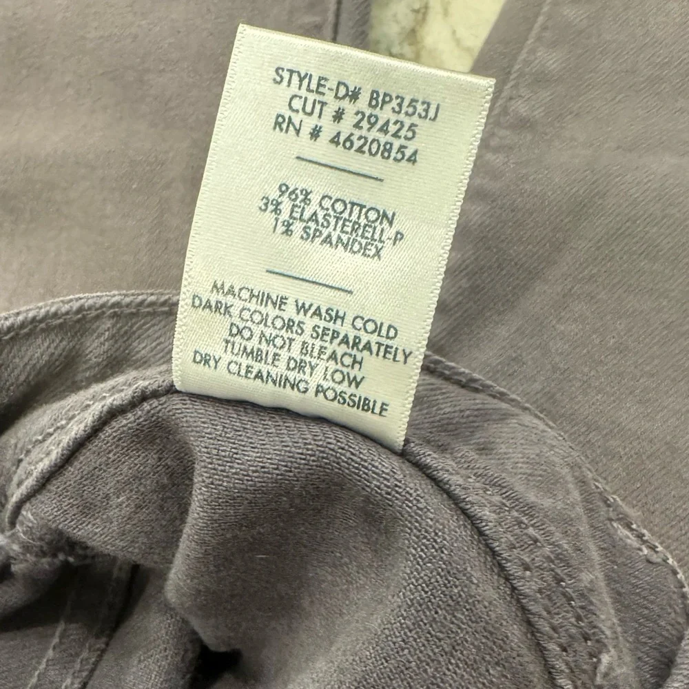 Women's Just Black Denim Gray The Nautical Way High Rise Wide-Leg Raw Hem Sz 25 - Picture 7 of 7